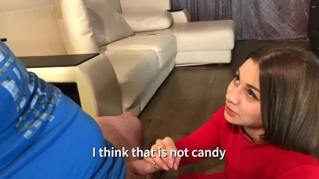 Russian Cock Sucker Works With Her Tongue And Hands