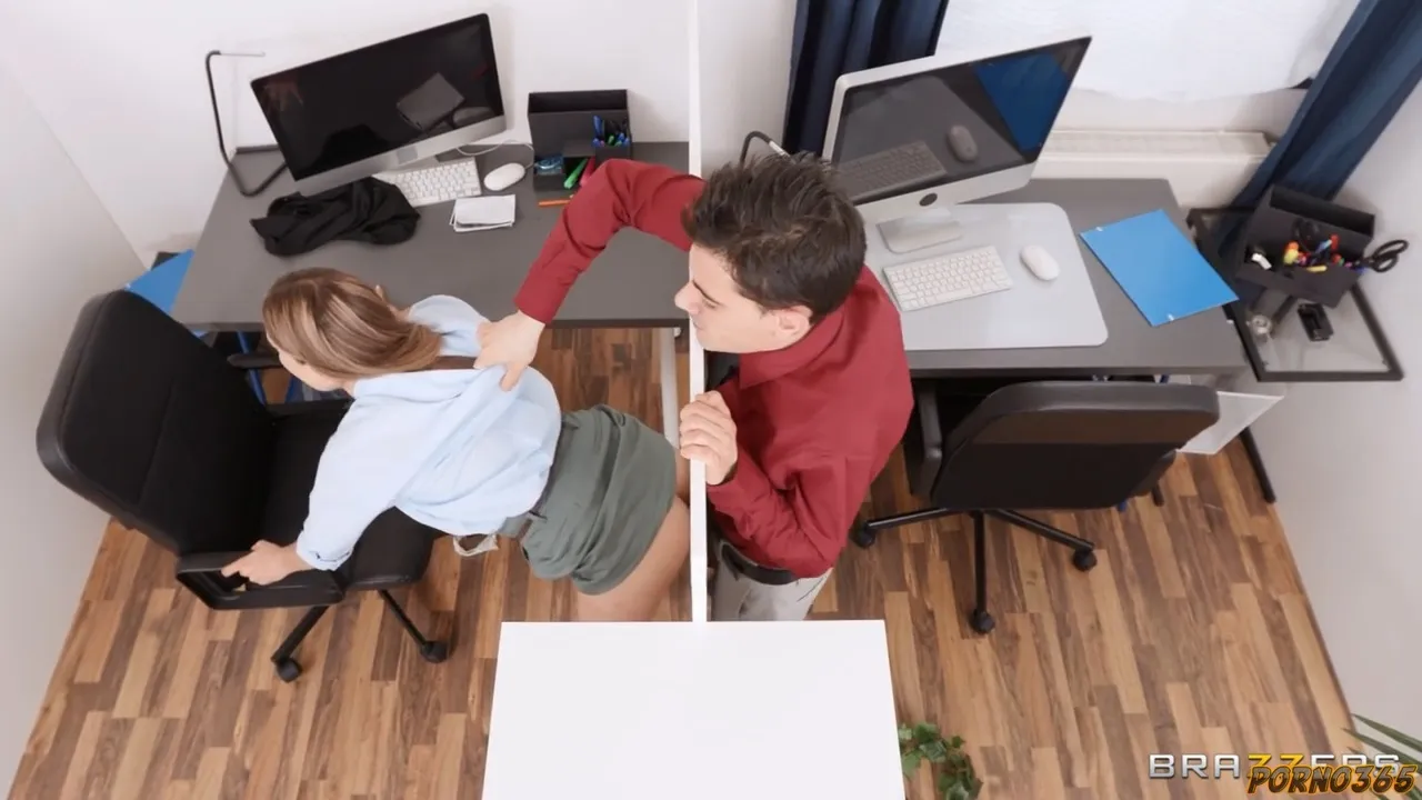 New Employee Tries To Fit In With The Team Any Way She Can