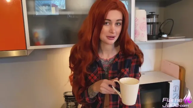 Guy Talked Redhead Tenant Into Giving Him A Blowjob