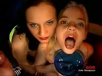GGG German Sluts Greedily Take Hot Cum Bukkake